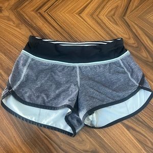 Beautiful lululemon speed shorts, size 2